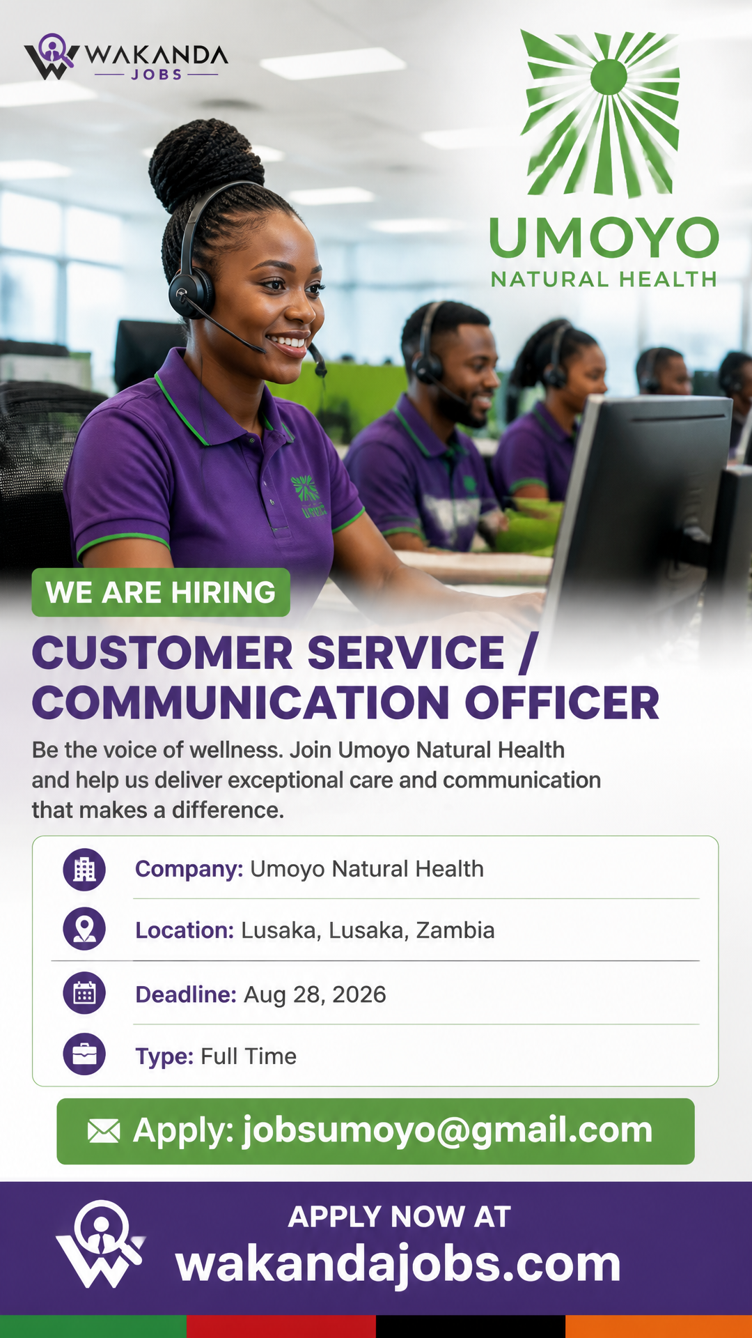 Customer Service / Communication Officer