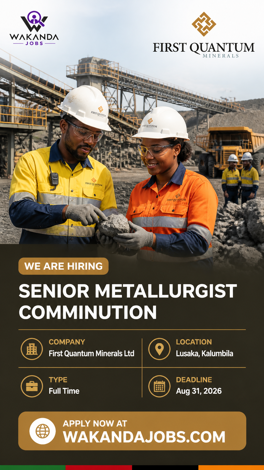 Senior Metallurgist Comminution