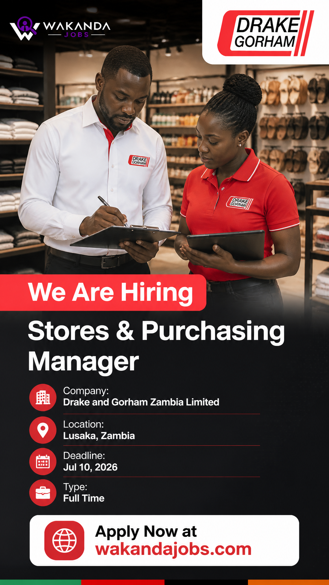 Stores & Purchasing Manager